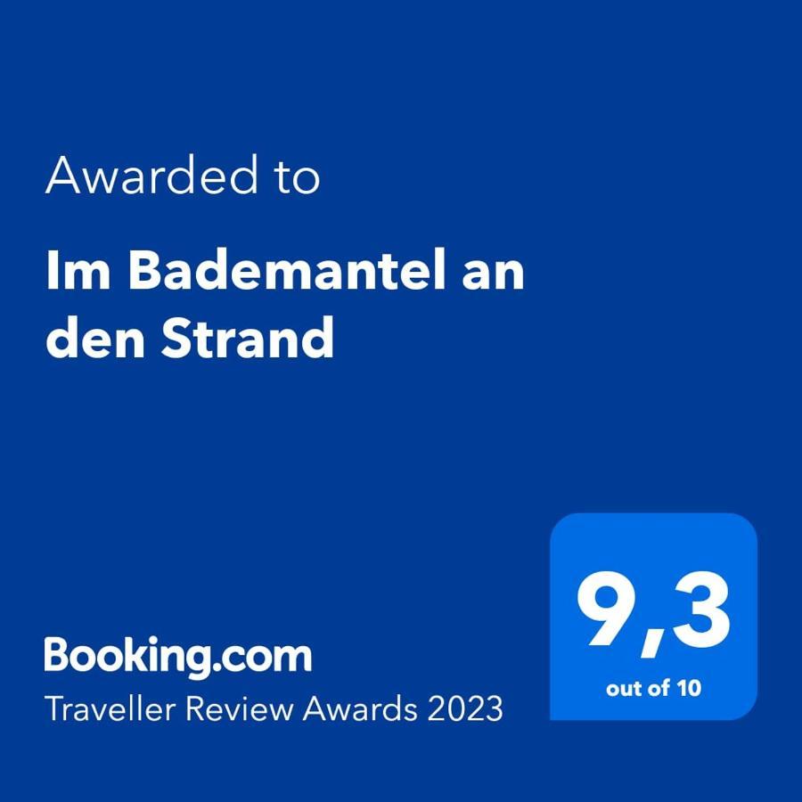 Im Bademantel An Den Strand Mit Terrasse Eckernförde المظهر الخارجي الصورة
